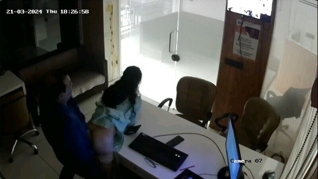 Indian Secretary Fucked by – Manager in Office CCTV Cam – chiggywiggy Video