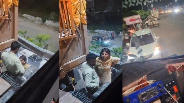 Hot Paid Randi Blowjob Truck Driver On Public Road Watch