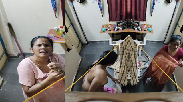 Tamil Mom Caught Son Secretly – Capturing Of Dress Change Video