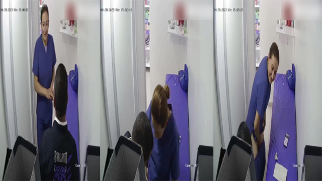 Real Nurse Giving Blowjob – And Fucked by IpCam Video