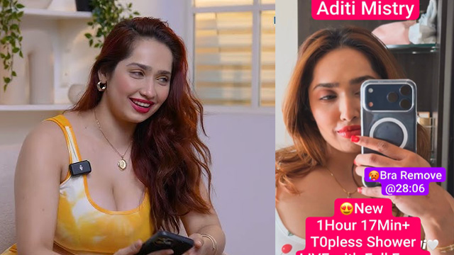 Aditi Mistry Boobs Nude – Topless Shower Wet Pussy Rubbing